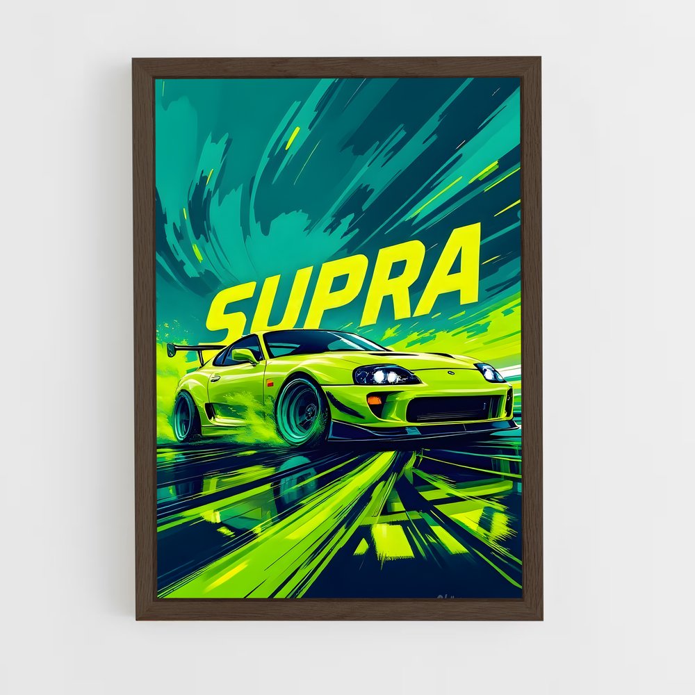 Poster Supra en Mouvement – affiche Toyota (vue 5)